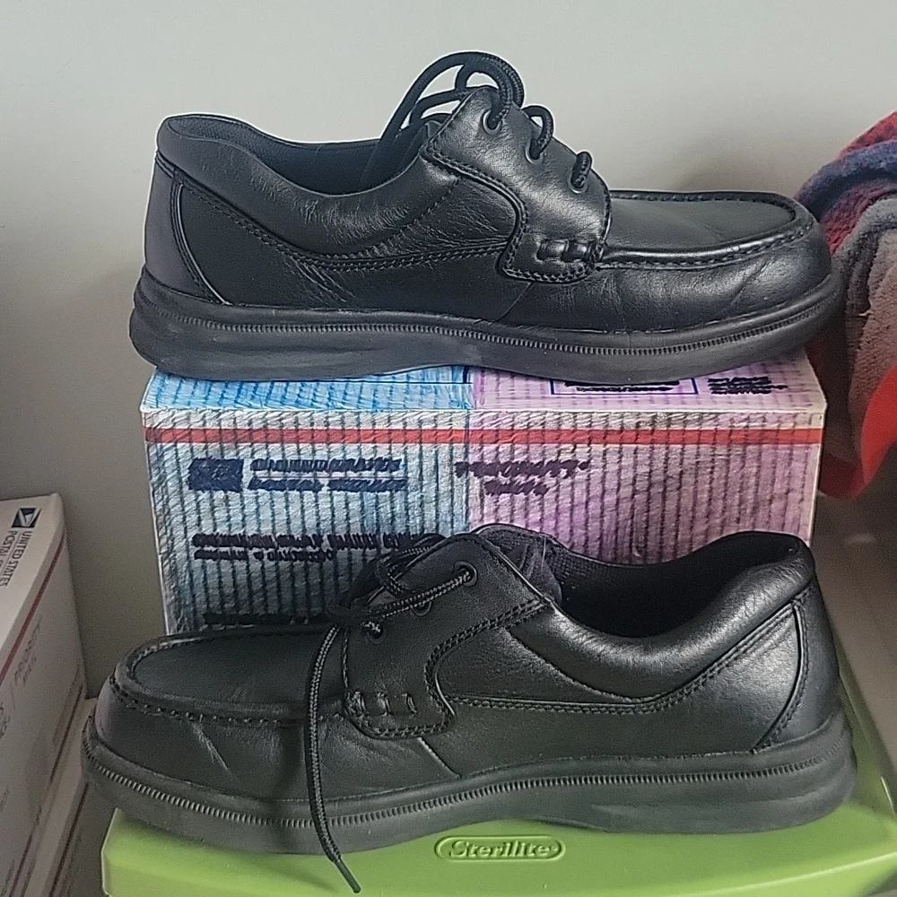 Mens Hush Puppies Size 11 Black - Picture 1 of 7